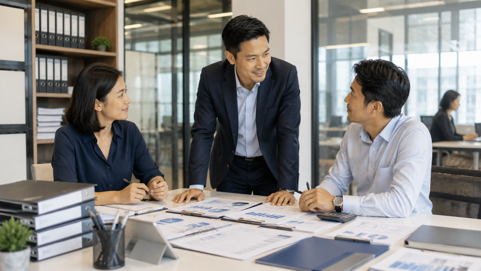 A procurement team checking a supplier’s certification record